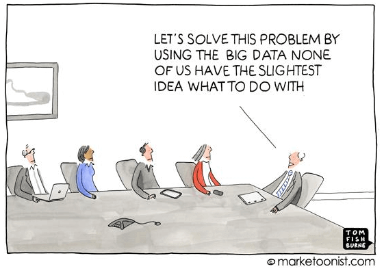 Big data cartoon