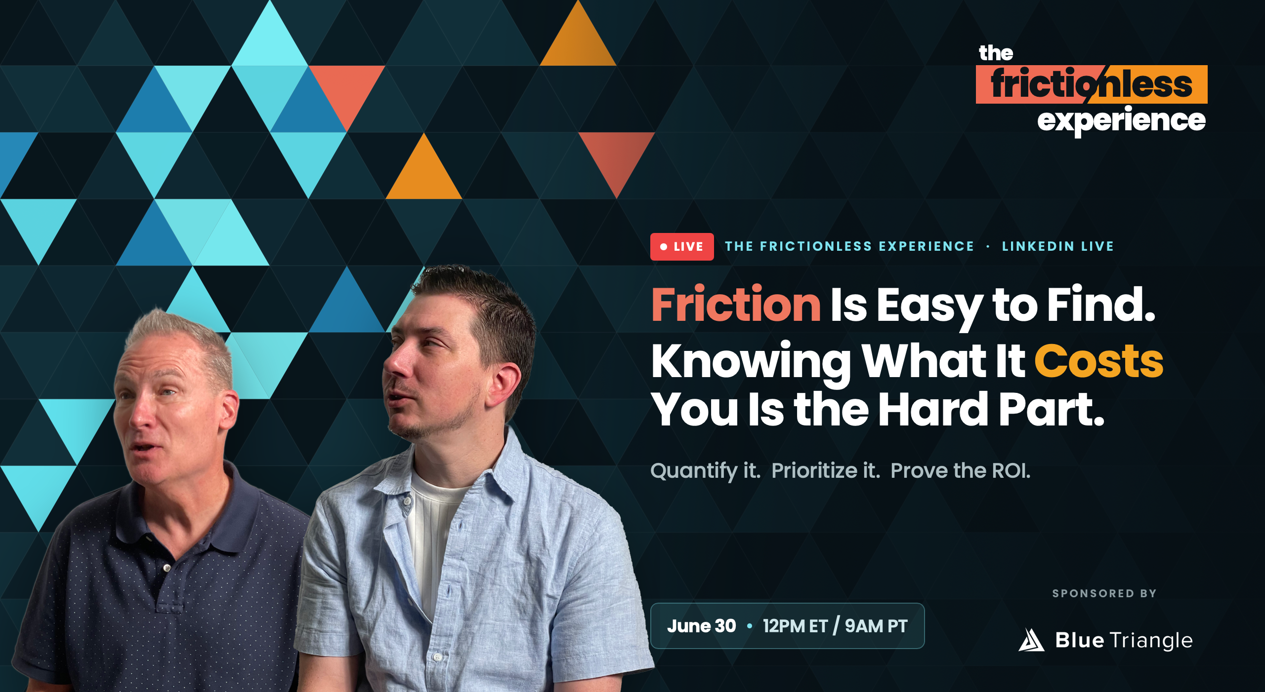 Watch the replay of The Frictionless Experience LinkedIn Live event where we discussed the Revenue Assurance PLatform