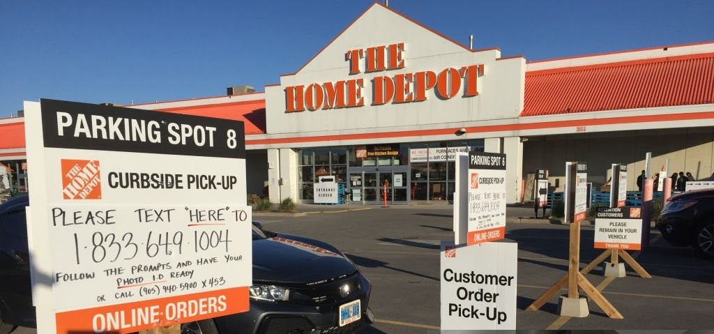 Home Depot Curb-Side Pick-Up